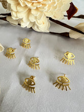 Load image into Gallery viewer, Earrings - Golden Gaze Post Earrings
