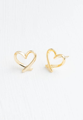Earrings - With Love Stud Earrings