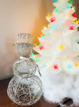 Load image into Gallery viewer, Silver Wire Snowman
