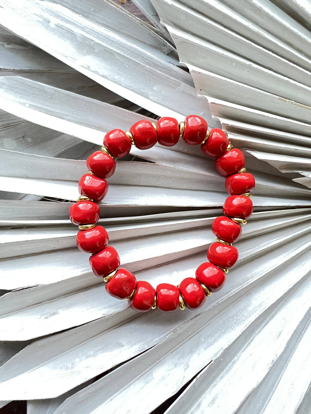 Valley Clay Bead Bracelet