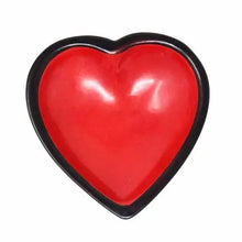 Load image into Gallery viewer, Jewelry Dishes - Red Soapstone Heart Trinket Bowl
