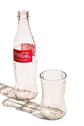 Mugs - Coca-Cola Upcycled (5oz) Drinking Glasses 4 Pack