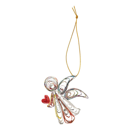 Ornaments - Angel Heart Quilled Ornament