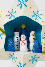 Load image into Gallery viewer, Ornaments - Snowman Trio Star Ornament
