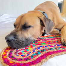 Load image into Gallery viewer, Pet Accessories - Chindi Dog Bone Mat

