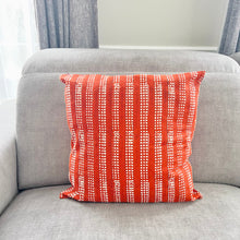 Load image into Gallery viewer, Pillowcases - Orange Dot Stripe Pillow Cover
