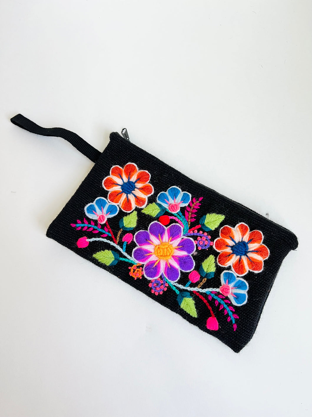 Pouches - Andean Flower Stitched Pouch