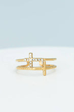 Load image into Gallery viewer, Rings - Golden Cross Serenity Ring
