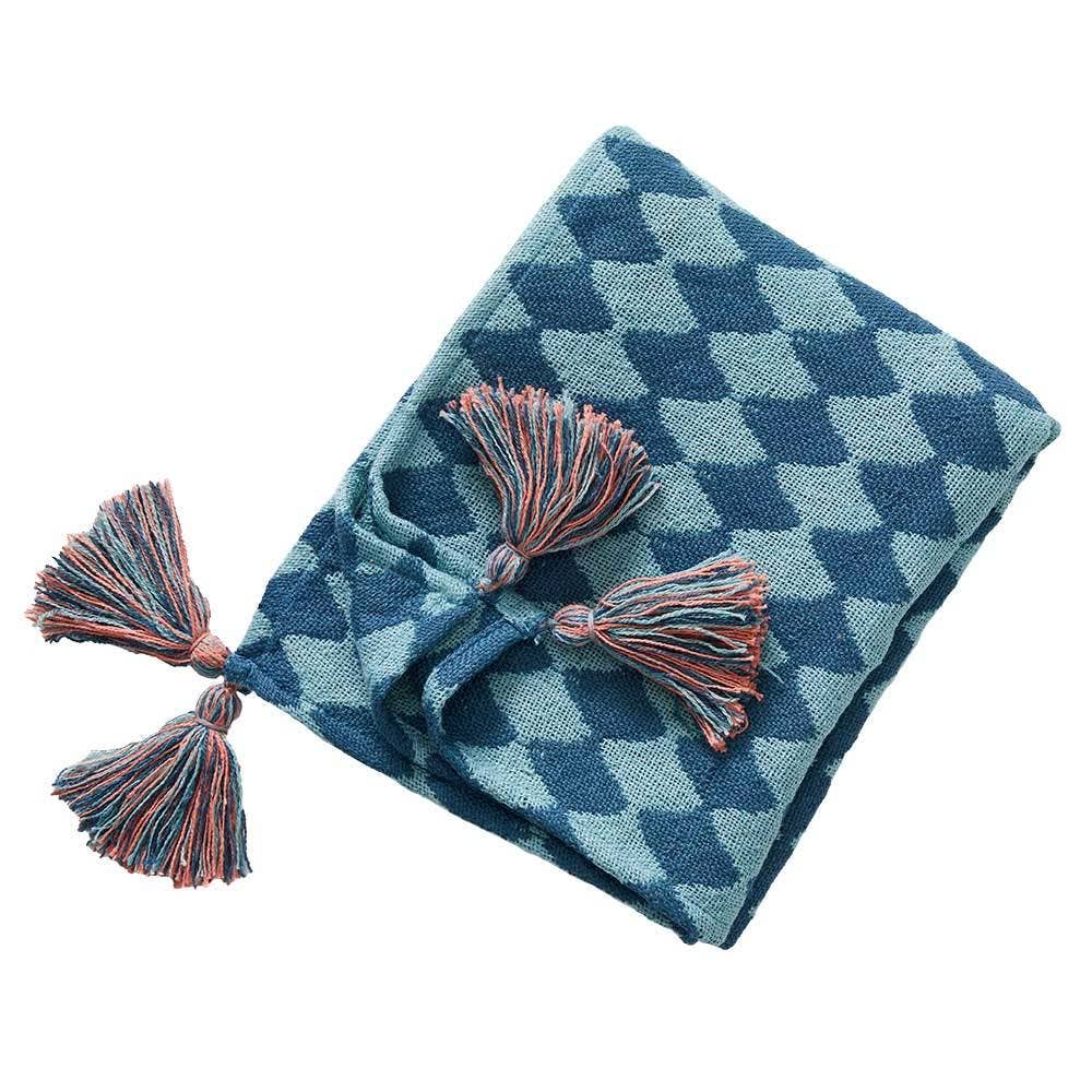 Throws - Ocean Waves Recycled Bottle Throw Blanket