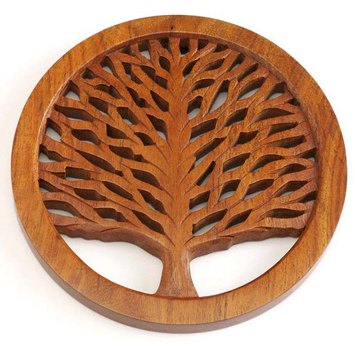 Trivets - Tree Of Life Wood Trivet