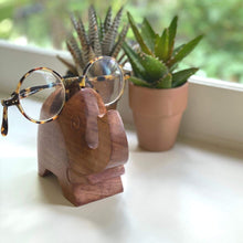 Load image into Gallery viewer, Accessories - Elephant Eyeglass Acacia Wood Stand
