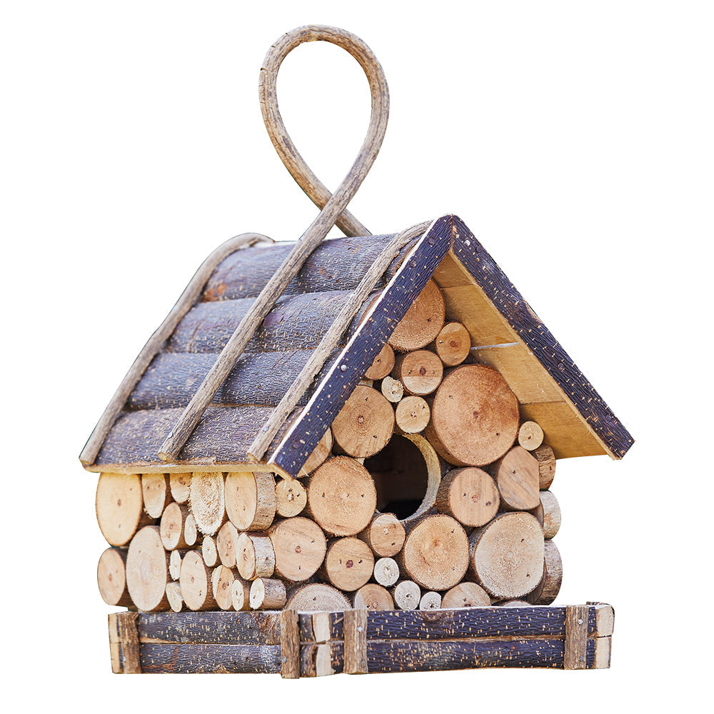 Birdhouse - Birdie Log Birdhouse