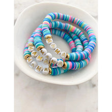 Load image into Gallery viewer, Bracelets - Gold Mama Heishi Bead Bracelet (multiple Colors)
