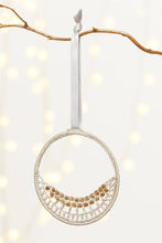 Load image into Gallery viewer, Holiday - Silver Moon Ornament
