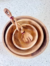 Load image into Gallery viewer, Tableware - Hand-Carved Olive Wood Bowls
