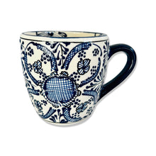 Load image into Gallery viewer, Tableware - Hand Painted Mug - Blue Paisley

